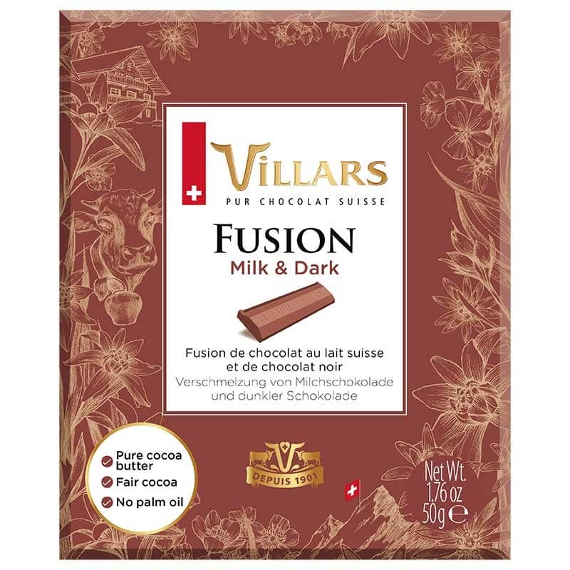 mini chocolate bar fusion pure 50g - 首页